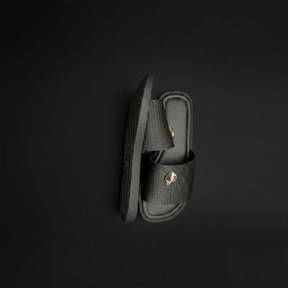 Sandália Slide Charm Gold